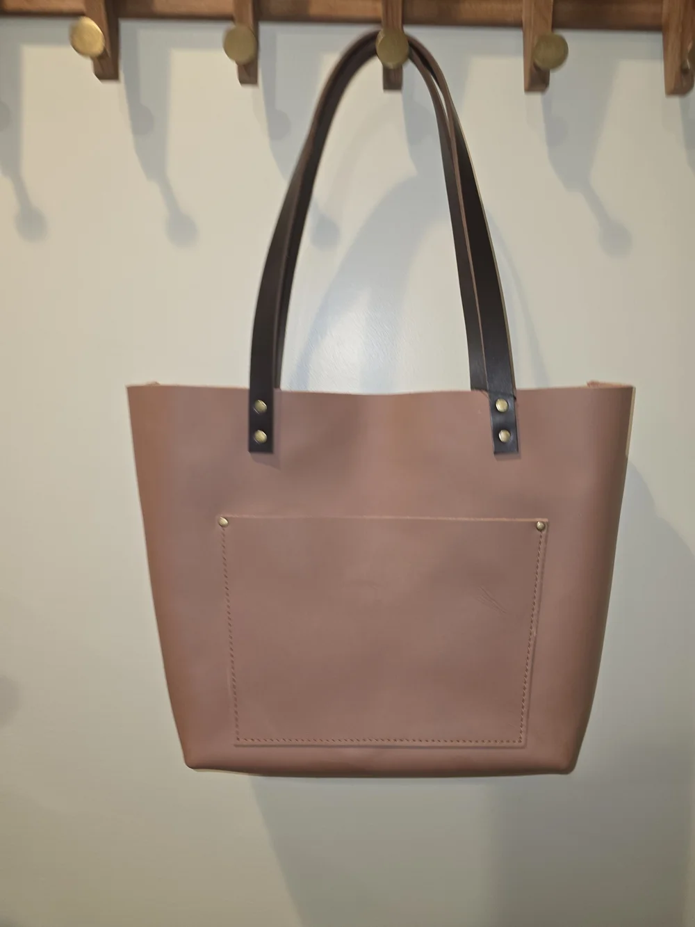 🔥 NWT Portland Leather Large Classic Tote In The Color Sunkissed